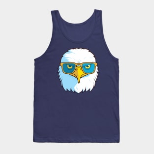 Bald Eagle Wearing Sunglasses Tank Top